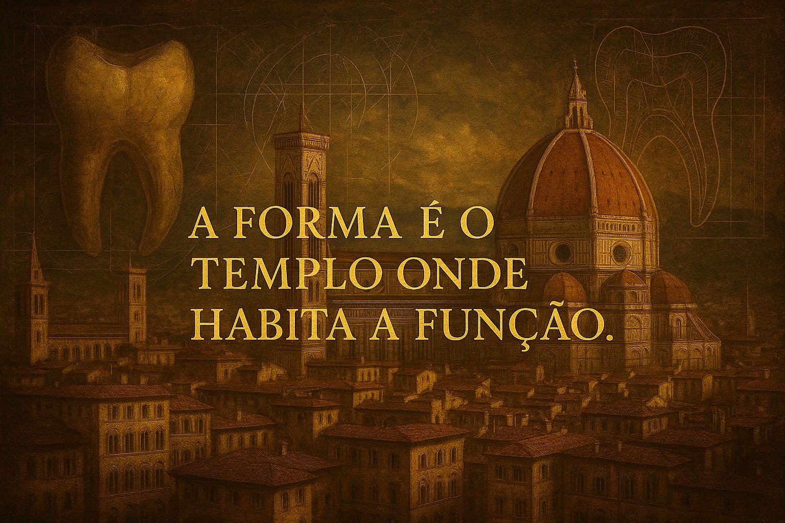 A forma é o templo onde habita a função.